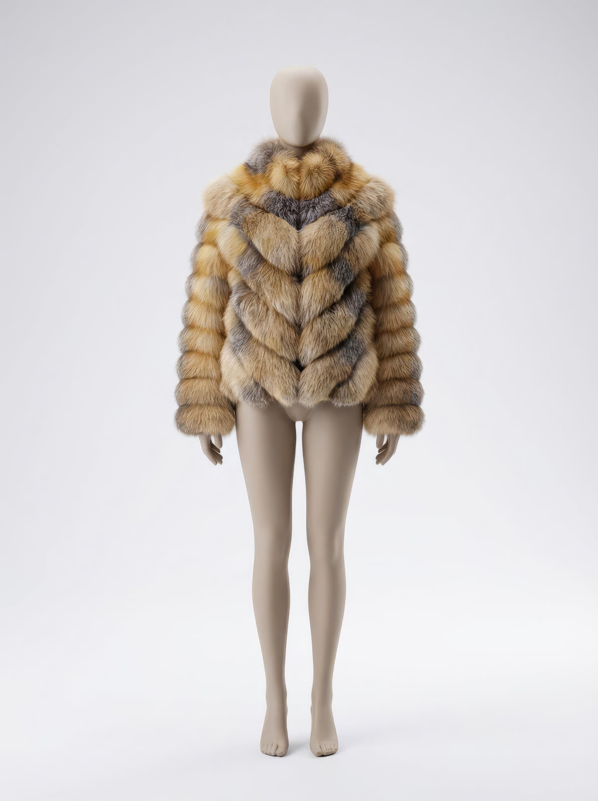 Golden Amber – Chevron Fox Jacket