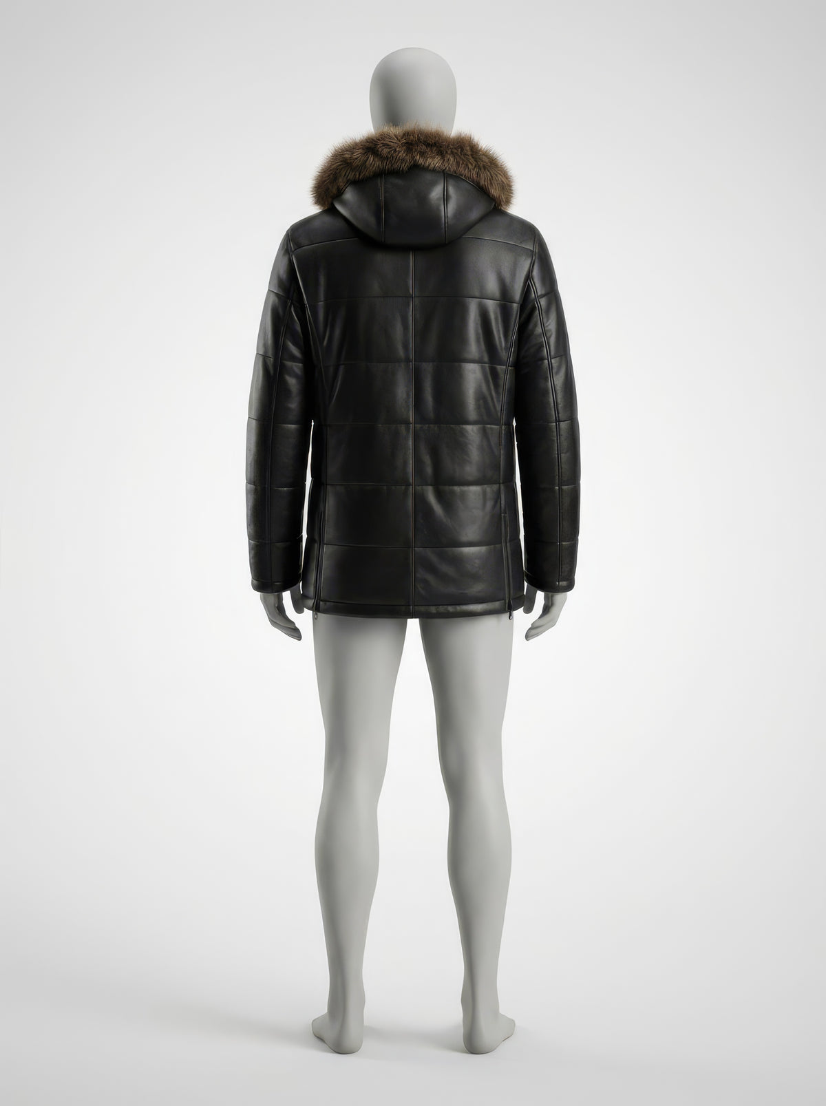 The Midnight Summit – Shearling Lined Leather Parka