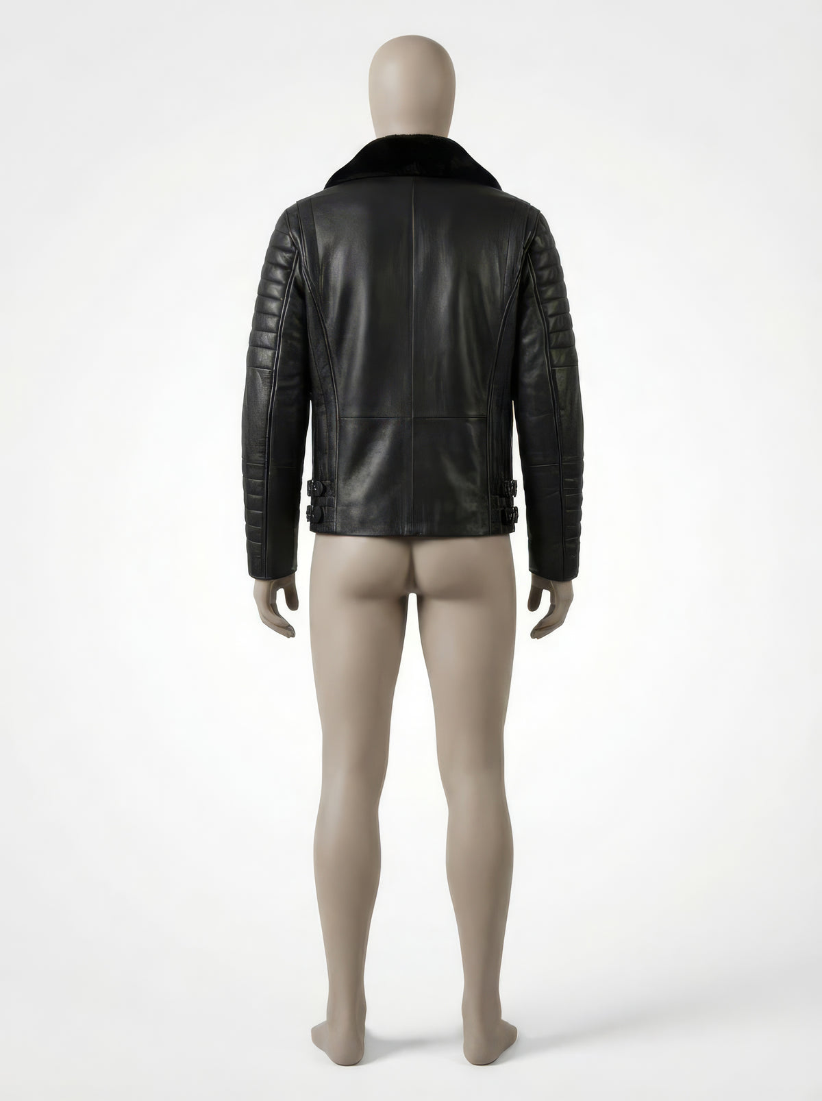 The Midnight Moto – Shearling Lined Leather Jacket